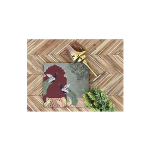 Salvamanteles impresos MDF personalizados hechos a mano moderno decorativo casual elegante vintage cuadrado salvamanteles pieza - Product Image 4