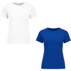 T-shirt basique pour femme, en coton doux, manches courtes, parfait pour les marques de mode, service OEM/ODM et logo personnalisé - Product Image 1