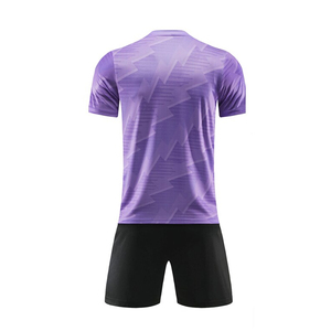 Ensemble d'uniformes de football pour hommes de couleur personnalisée 100% polyester vêtements d'équipe personnalisés avec LOGO conception personnalisée col montant de haute qualité - Product Image 2