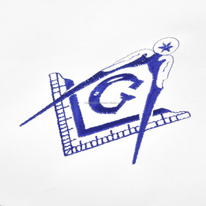 ผ้ากันเปื้อนพิธีกรรมเมสันระดับพรีเมียม สายสะพายปักลายตามสั่ง ปลอกคอ อุปกรณ์พิธีการสุดหรู ขายส่ง - Product Image 3