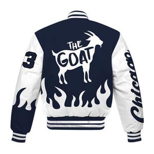 Custom <b>Leather</b> Sleeves Athletic Style Varsity <b>Jacket</b> for Men Chenille Embroidery <b>Retro</b> Stand Collar Outerwear Winter <b>Jacket</b> - Product Image 2