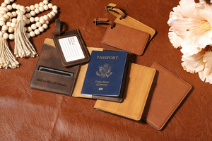 ซองใส่พาสปอร์ตหนังแท้คุณภาพสูง ป้องกันการโจรกรรม ดีไซน์วินเทจ ยาว  แบบสั่งทำพิเศษสำหรับทุกเพศ เหมาะเป็นของขวัญเพื่อนเจ้าบ่าว รุ่น PTH-0032B - Product Image 2