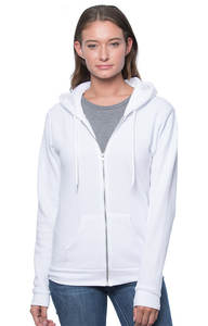 Personalizado Global Slim Hooded Fleece Hombre con blanco Bella + Canvas 3719 Hoodies Diseña tu propia sudadera personalizada - Product Image 4