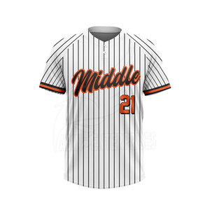 Camiseta de Béisbol Personalizada para Hombre, MOQ Bajo, Nueva, Ligera, Cómoda, Transpirable, Duradera, de Alta Calidad - Product Image 2