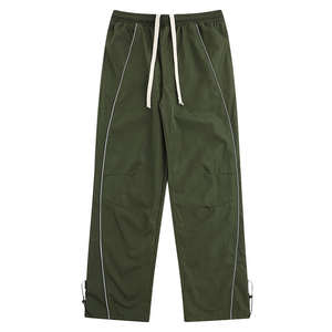 Pantalones Deportivos Holgados de Cintura Elástica para Mujer, Estilo Urbano, Invierno, Cintura Media, Ajuste Holgado, Térmicos, de Algodón, Pierna Ancha, Ecológicos, Resistentes al Viento - Product Image 4