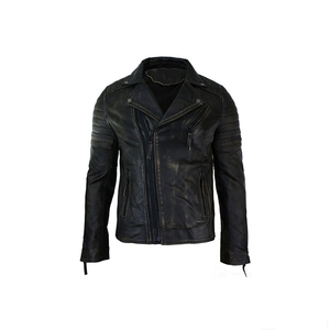 Vestes en cuir véritable imperméables et respirantes pour hommes, design tendance 2024, confortables, vente en gros, manches longues, style racing. - Product Image 1