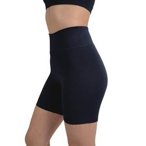 Pantalones cortos de Yoga Cruz cintura alta Levantamiento de cadera Nylon gimnasio corto Yoga Fitness mujeres ciclismo apretado elástico transpirable deportes pantalones cortos - Product Image 4