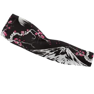 Manchons de compression 100 % polyester de haute qualité à séchage rapide, couleur dégradée sur le devant, pour le sport, le cyclisme, le basketball - Vente en gros - Product Image 1