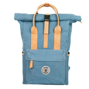 Pugmark <b>Stylish</b> Vegan Canvas Unisex Laptop <b>Backpack</b> Anti-Theft Arcuate Shoulder Strap <b>Waterproof</b> Compartment for Students - Product Image 1