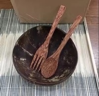 Natuurlijke ecovriendelijke kokosnootschaal handwerk op maat gemaakt cadeau duurzame bohemian stijl voor feesten oliebehandeld gepolijst DHT