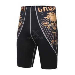 Pantalones Cortos de Compresión para Hombre con Logotipo Personalizado al por Mayor, Sólidos/Estampados, de Secado Rápido y Transpirables, Pantalones Cortos Deportivos de Alta Calidad en Venta - Product Image 3