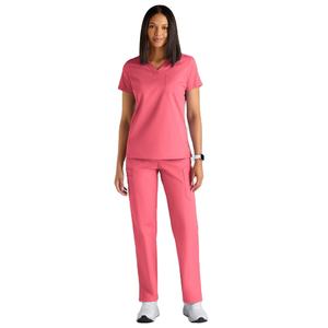 NOUVEAU Blouse Médicale Femme – Tenue d'Infirmière d'Hôpital Extensible et Respirante – Personnalisable OEM – Fournisseur d'Usine à Marque Privée - Product Image 1