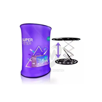 Table de comptoir pop-up portable imprimée sur mesure et facile à installer pour la publicité intérieure et extérieure Promotion Comptoir Bureau