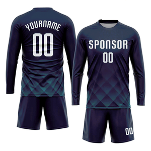Nouveau modèle d'uniforme de football de qualité supérieure de couleur unie à vendre - Product Image 5