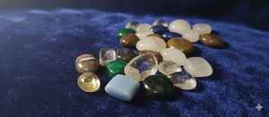 Piedras Preciosas Naturales de Alta Calidad para Sanación, Cabujones Planos, Medio Ovalados, Medio Jaspe, Jade, Cristal, Lapislázuli, 20% de Descuento y Regalo - Product Image 5