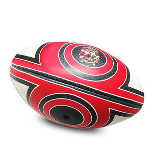 Pelota de rugby de diseño personalizado de alta calidad Estándares de goma multicolor Bolas de diseño de calidad disponibles - Product Image 5