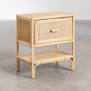 Table de chevet en bois de rotin d'excellente qualité table de nuit moderne tiroir armoires de chevet meubles de chambre à coucher - Product Image 6