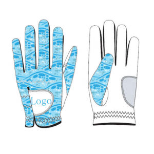 Meilleure qualité Logo personnalisé couleurs gants de Golf Pro hommes remis golfeurs Golf gants durables 100% Cabretta gants de Golf en cuir - Product Image 1