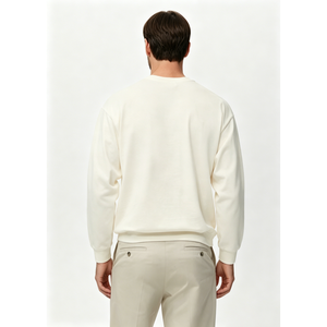 Nexus Fabrica Custom OEM Cozy Sweatshirt Screen Printed Embroidered Acid Wash Solid Knitted Casual up to 6XL - Product Image 3