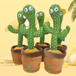 Venta caliente educación peluche electrónico charla repetir grabación cantar <span class=keywords><strong>cactus</strong></span> bailando con canciones - Product Image 2