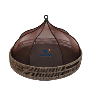 Bandeja de algas marinas de nuevo diseño con cubierta de lino, cubierta de bandeja para servir, bandeja de diseño agradable, cubiertas de comida con lino, vacaciones de Ramadán EID - Product Image 3