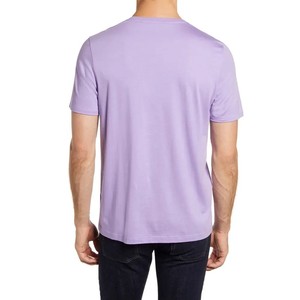 Camisetas transpirables ajustadas de talla grande para hombre, ropa de calle de Color sólido en blanco liso de calidad superior - Product Image 6
