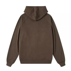 เสื้อฮู้ดมีซิปสำหรับผู้ชายเสื้อฮู้ดผ้าเกล็ดปลาเทอร์รี่ออกแบบได้ตามต้องการ - Product Image 2