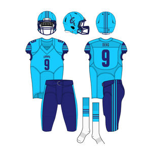 Uniformes de football pour jeunes personnalisés de haute qualité taille XL ensemble de maillots de football américain sublimés avec logo brodé personnalisé - Product Image 1