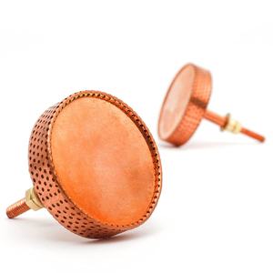 Poignée de porte de placard moderne en cuivre doré fait main, en métal et en bois, pour cuisine, chambre à coucher, entrepôt, tiroir - Product Image 1