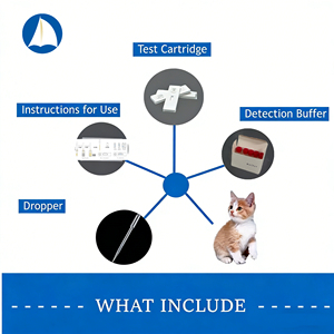 Dawnsail Factory Direct Sales Felv-virus Antigeen Sneltest FeLV Ag Veterinaire Diagnostische <span class=keywords><strong>Kit</strong></span> voor Commercieel en Thuisgebruik - Product Image 3