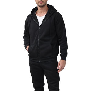 Survêtement Slim Fit pour hommes, vêtements de sport à fermeture éclair complète, ensemble de deux pièces, combinaison d'entraînement au design personnalisé pour le fitness et les vêtements décontractés quotidiens - Product Image 1