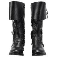 Bottes vikings médiévales pour hommes, motif arc-en-ciel, en cuir PU fait main, chaussures de costume gothique Renaissance pour Halloween
