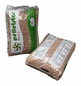 Bolsa barata de 15kg/25kg, bajo contenido de cenizas, alto valor calorífico, combustible de biomasa, pellets de madera de pino y roble, listo para enviar. - Product Image 3