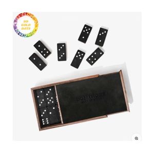 Boîte de domino d'échecs en bois fabriqué à partir de bois dur de qualité supérieure pour la nuit de jeu en famille et l'apprentissage amusant Origine du Vietnam - Product Image 4
