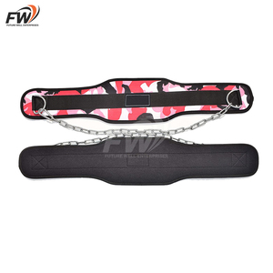 Cinturón de Neopreno Suave Personalizable de Calidad Premium con Cadena de Acero Inoxidable, Cinturones de Soporte Lumbar Resistentes para Ejercicios de Dip - Product Image 6