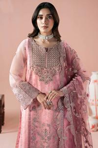 ชุดฤดูหนาวขายส่งสำหรับผู้หญิง คามีซ ชัลวาร์ ผ้าออร์แกนซ่า ชุดฤดูหนาว ชัลวาร์ คามีซ ชุดปักลายผ้าออร์แกนซ่า ชุดฤดูหนาวแบบปากีสถาน - Product Image 4