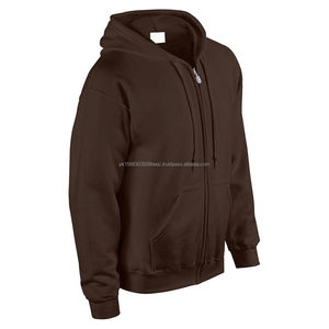 Veste à capuche à fermeture éclair pour hommes, design à fermeture éclair, mélange de coton doux, élégant et confortable, idéal pour les sports de gymnastique et les vêtements décontractés - Product Image 3
