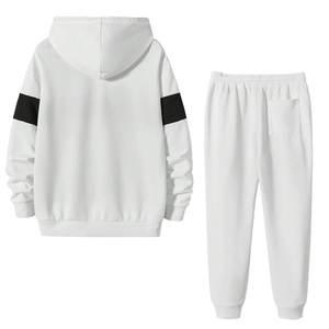 Oferta: Conjuntos Deportivos Personalizados para Hombre, Invierno, Estampados, Chaqueta con Capucha de Felpa Gruesa, Pantalones Joggers, Ropa Casual - Product Image 2