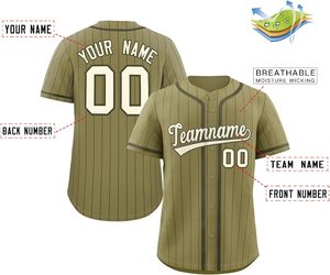 Pro Look Baseball Jersey Button Up Custom Quick Dry Softball Shirt Tela de malla Bordado Team Letters Tackle Twill Fit - Product Image 6