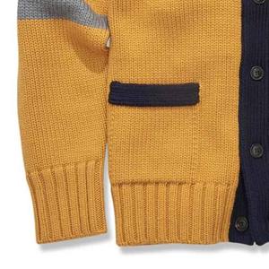 <b>Women</b> Red <b>Oversized</b> <b>Cardigan</b> Custom Buttoned Jacquard Loos - Product Image 5