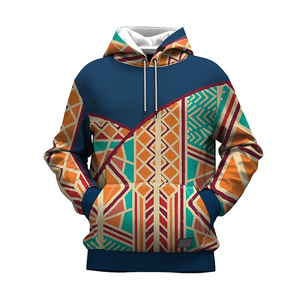 Sudadera con capucha transpirable de algodón 100% de alta calidad, impresa y bordada personalizada con técnicas de sublimación, Sudadera con capucha de sublimación básica - Product Image 5