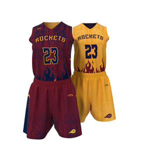 Vente en gros d'uniformes de basketball de ville GANTS grande taille personnalisés T-shirt et short pour hommes pas cher Ensemble en jersey Combinaisons de basketball pour femmes - Product Image 2