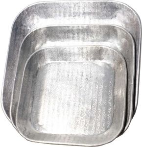 Plateau de service en aluminium fabriqué à la main avec finition dorée pour un service de restauration et un décor luxueux - Product Image 5