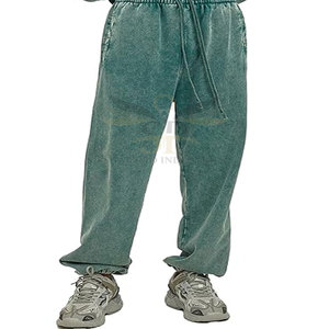 Haute Performance Dernière Conception Hommes Acide Lavage Pantalon De Survêtement Nouveau Style Marque Privée Hommes Acide Lavage Pantalon De Survêtement À Vendre - Product Image 2