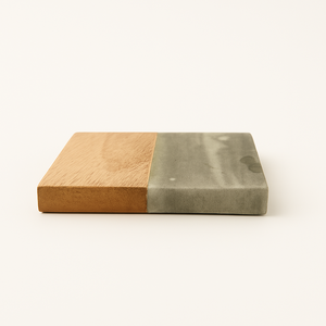 Marble Wood Coaster Multiple Cup Holder Tabletop <b>Protection</b> and Kitchen Accessories acacia wooden coaster for dining <b>table</b> decor - Product Image 4