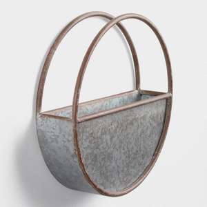 Galvanized Antique <b>Planter</b> For <b>Garden</b> Use Best Selling Product Decoration <b>Metal</b> Modern <b>Planter</b> Decorative <b>Planter</b> - Product Image 4