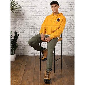 Automne et hiver sweats à capuche pour hommes sweat-shirt en coton mélangé de haute qualité avec motif imprimé en polyester/coton - Product Image 2