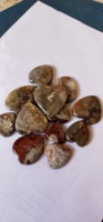 Harga Grosir Premium Batu Alba Gems Natural Yellow Light Crazy Lace Agate Potongan Hati 10mm-50mm 100gr-100kg untuk Pembuatan Perhiasan