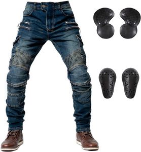 Pantalones vaqueros protectores para motocicleta para hombre aprobados por la CE 2025, pantalones de seguridad blindados para ciclistas, pantalones hasta la rodilla para motocicleta, ropa de carreras de automóviles - Product Image 1