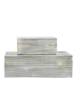 Caja de joyería rectangular hecha a mano Almacenamiento de incrustaciones de hueso de alta calidad impresa con láser de madera y bambú para el hogar Hotel restaurante boda - Product Image 6